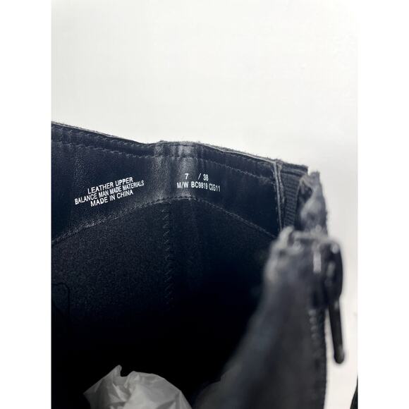 BOC Women's Tall Black RIDING BOOTS Side Zip WOMENS 7 - Picture 4 of 8